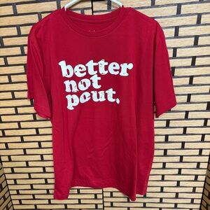 George Red Better Not Pout‎ Size Large